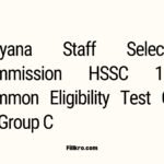 Haryana Staff Selection Commission HSSC 10+2 Common Eligibility Test CET for Group C Exam Advt No 01/2025 Apply Online Form