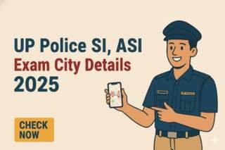 UP Police SI, ASI Exam City Admit Card Details 2025.