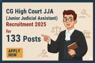 CG High Court JJA(Junior Judical Assistant) Recruitment 2025 for 133 Posts Apply Online.