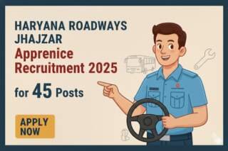 Haryana Roadways Jhajjar Apprentice Recruitment 2025 for 45 Posts Apply Online.