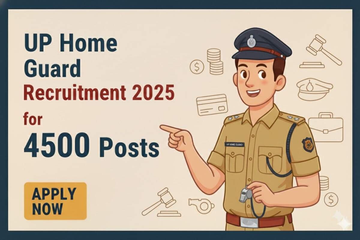 UP Home Guard Recruitment 2025 for 45000 Posts, Dates, Eligibility, Vacancy, Age, Salary, and More.