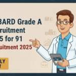 NABARD Grade A Recruitment 2025 for 91 Posts Assistant Manager Apply Online.
