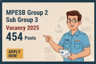MPESB Group 2 Sub Group 3 Vacancy 2025 for 454 Posts Apply Online